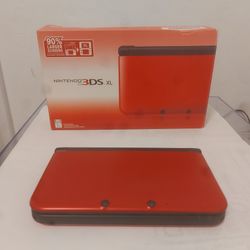 Red Nintendo 3DS XL With Box