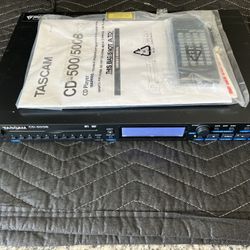 Tascam CD 500B Rack Mount CD - Will Not Read Cd