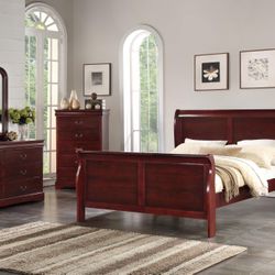 Twin Bed Dresser Mirror Chess Nightstand $1300