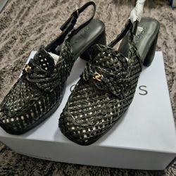 OUT OF STOCK!! Aerosoles Santiago Raffia Black