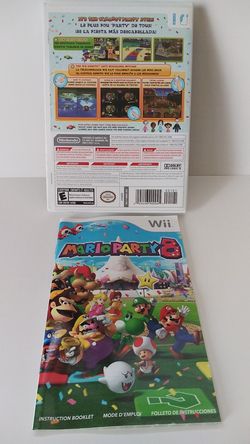 Nintendo Wii MarioParty8 !!Case Only!!