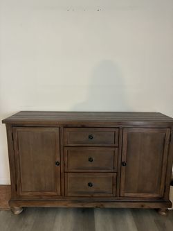 Brown Credenza - 5ft wide and 3 ft high