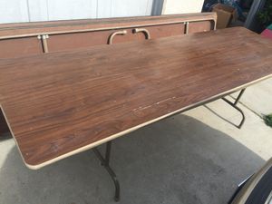 Photo Long 8- Foot Folding Tables  4 Available  $35 Each