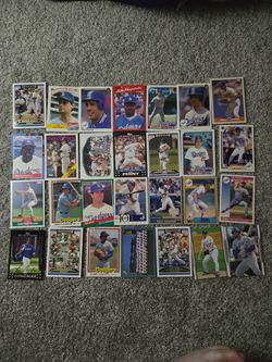 Various Los Angeles Dodgers Baseball Cards