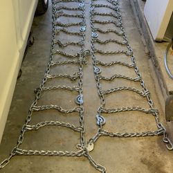 Heavy Duty Snow Chains For Class A RV  