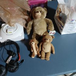 New Peekaboo And Blow Kisses Little Bear, Pez And Small Stuffed Little Bear
