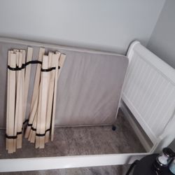 Kids Twin Bed With ( 2 Mattresses) 