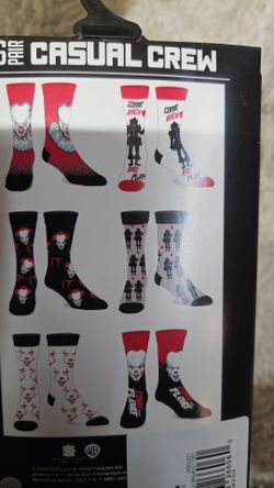 IT Chapter 2 Casual Crew Socks 5-Pair Set