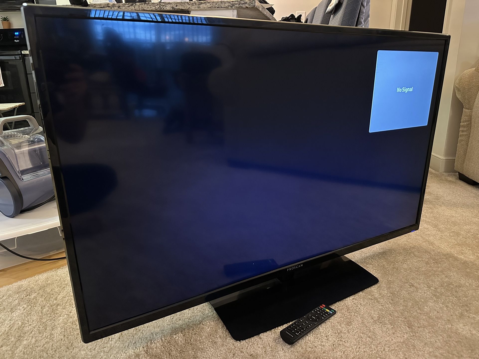 Proscan 50” Tv With Remote