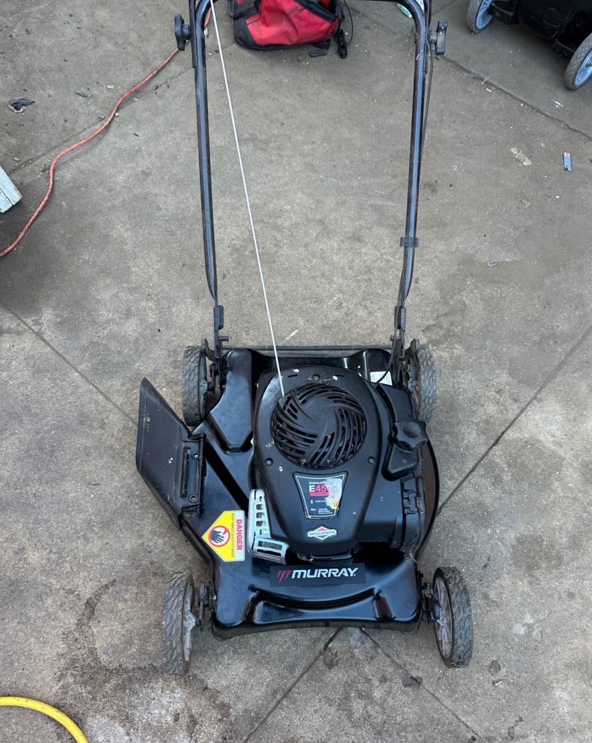 Murray 20 in. 125 cc Briggs & Stratton Walk Behind Gas Push Lawn Mower with 4 Wheel Height Adjustmen