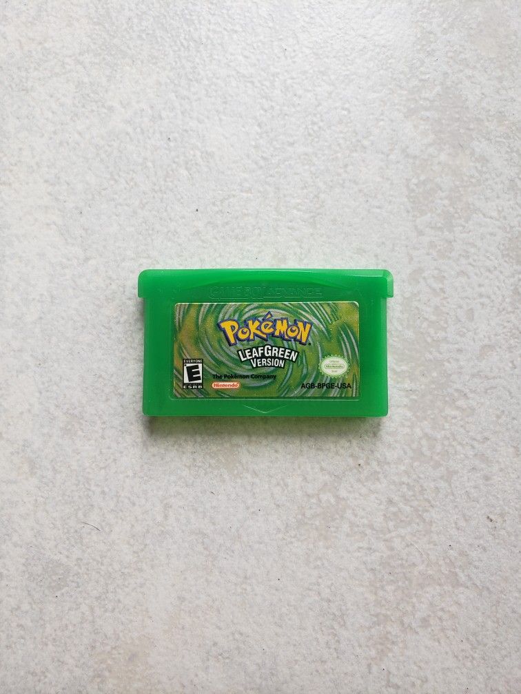 Pokemon Leafgreen Nintendo Gameboy