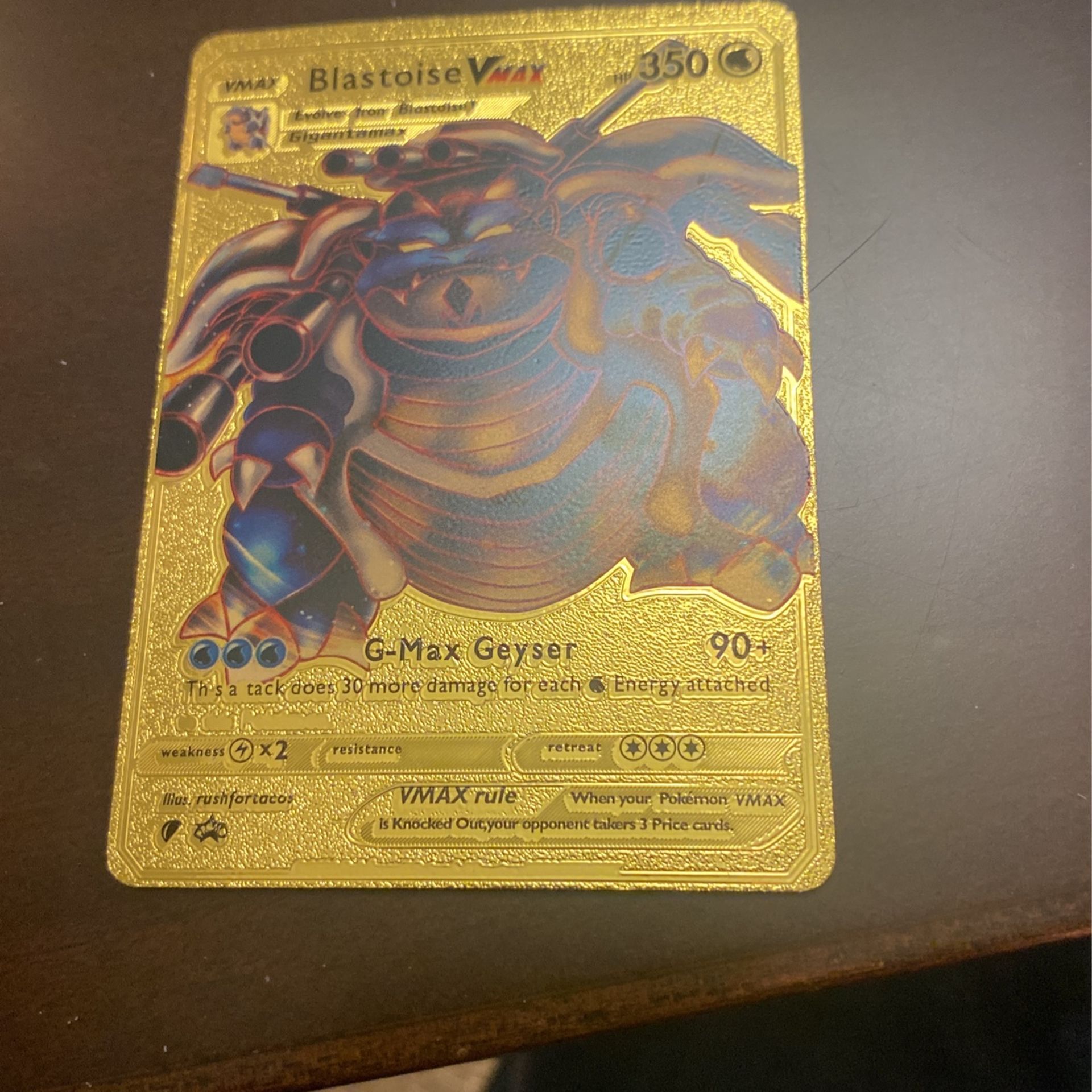 Blastoise Vmax Hp 350