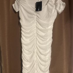 White Fashion Nova Dress 