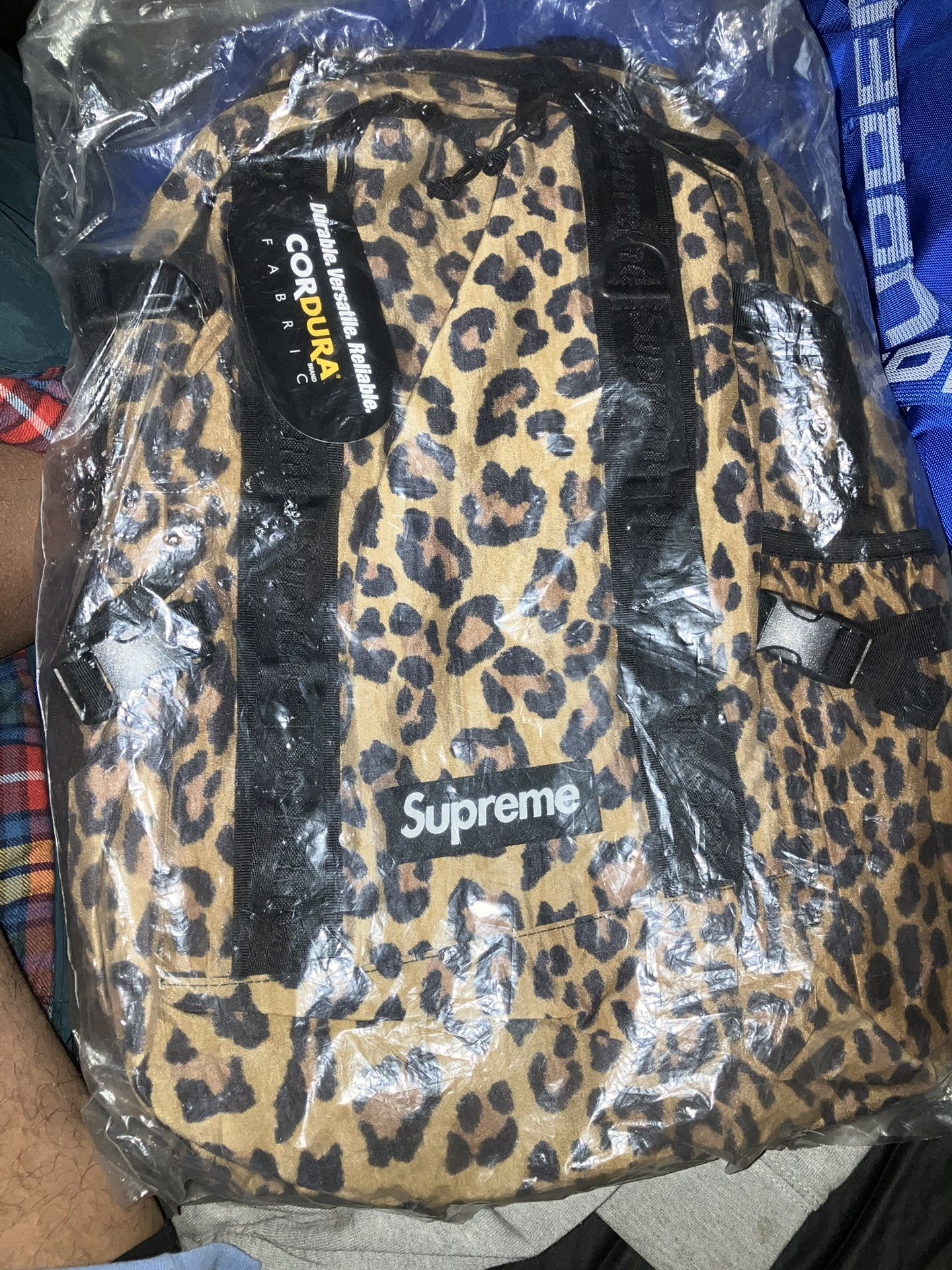 supreme cheatah backpack 