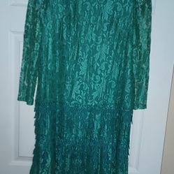 Green Lace Dress