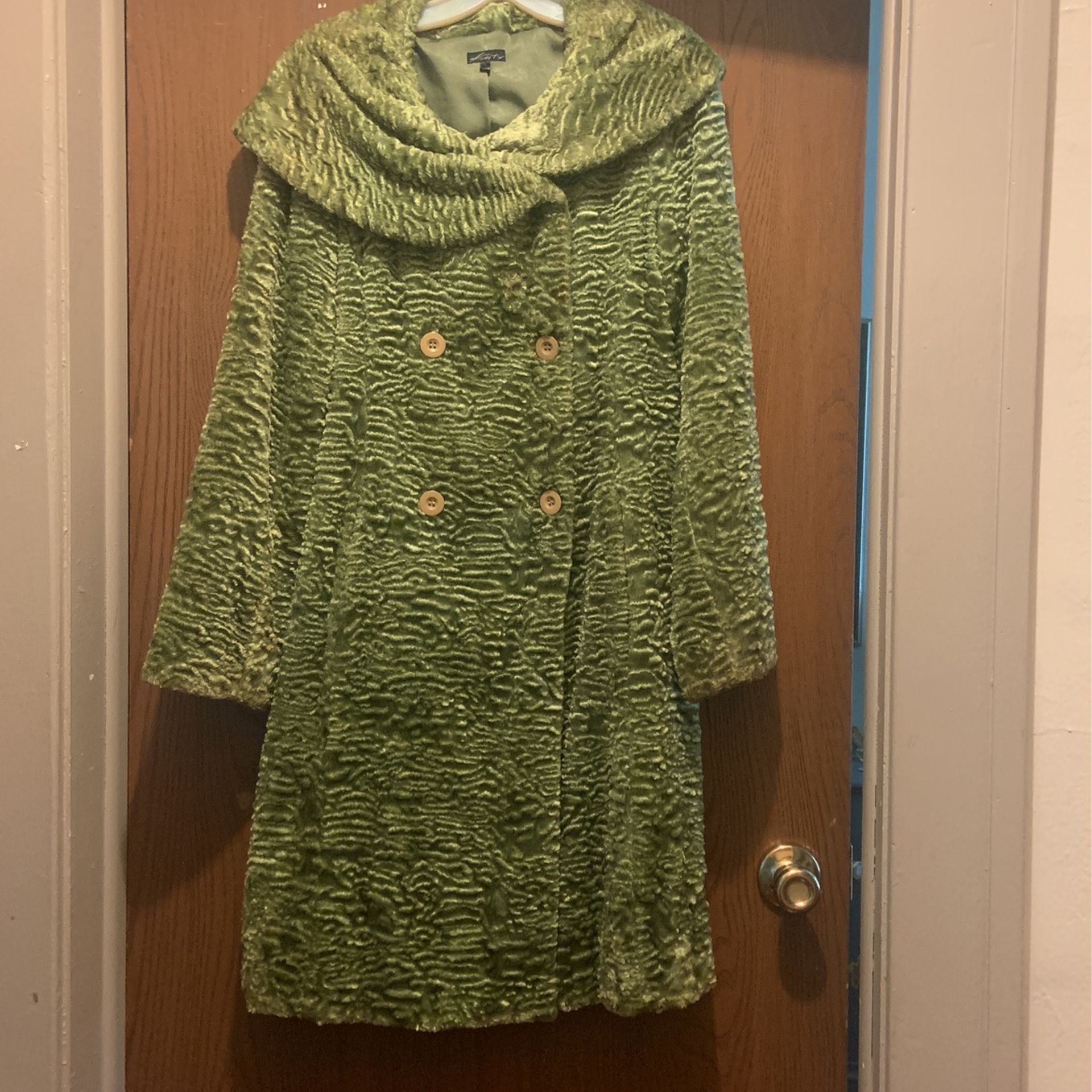 Nice Green Coat Medium