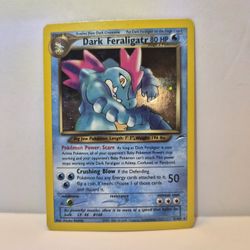Dark Feraligatr Holo Rare Card 5/105 Neo Destiny Unlimited LP/ NM Condition