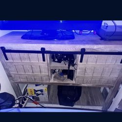 Farmhouse Tv Stand, Entry Table, Bunny Cage