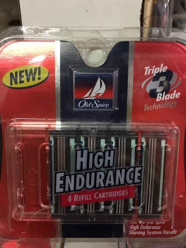 NEW Old Spice 4 pack blades