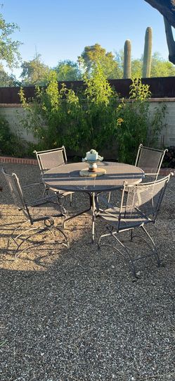 Wrought Iron Outside Table