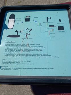 Hydrofoil Lithium Battery Powered, Remote Controlled