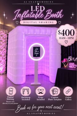 Inflatable booth