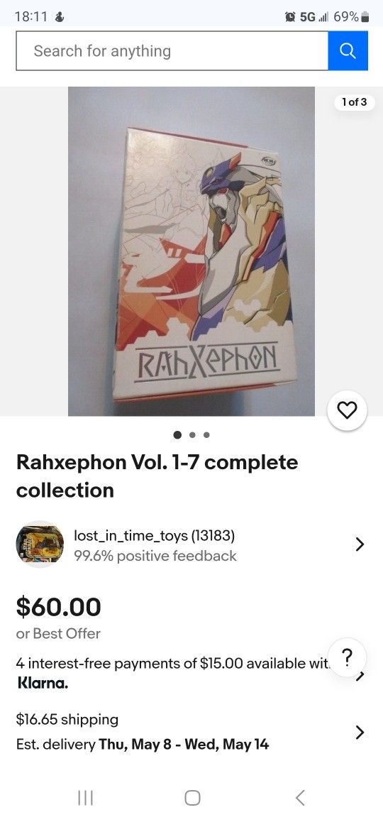 Rahxephon Anime DVD