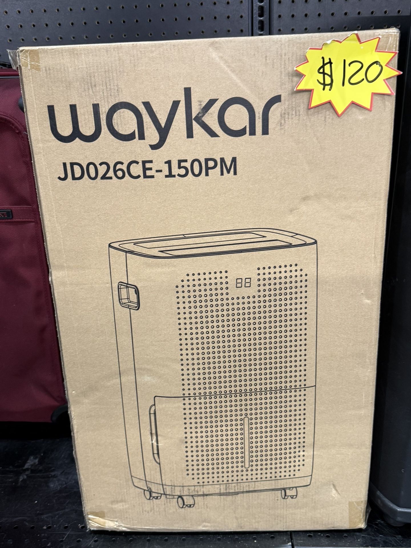 Waykar JD026C-150 Commercial Dehumidifier With Hose
