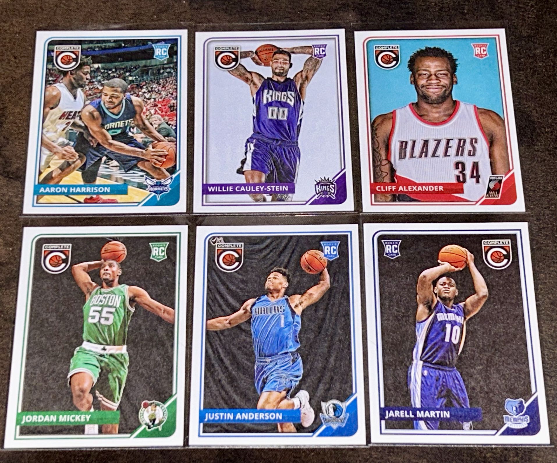 6x Rookies 2015-16 Complete Lot