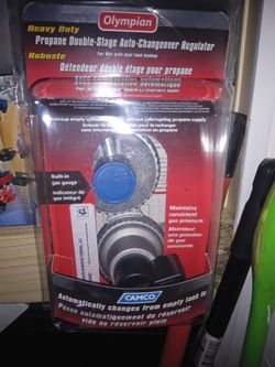 Duel Propane Tank Connector Regulator New