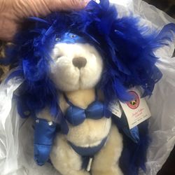 Hard Rock Showgirl Teddy Bear