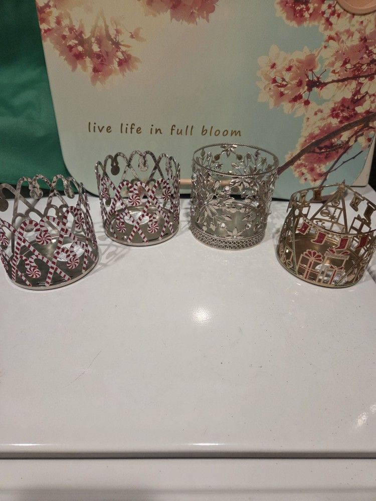 Bath And Bodyworks 3 Wick Candle Holders