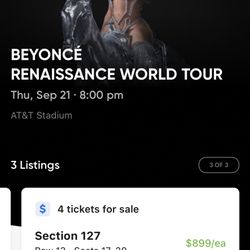 Up To 4 Great Beyoncé Concert Tickets & Parking