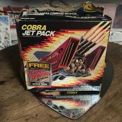  > 1987 Hasbro GI Joe Cobra Jet Pack with Box Sealed Contents (1Z)