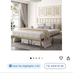 King Size Bed + mattress For Sale