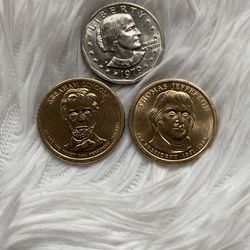 1 Dollar Coin 3 Piece