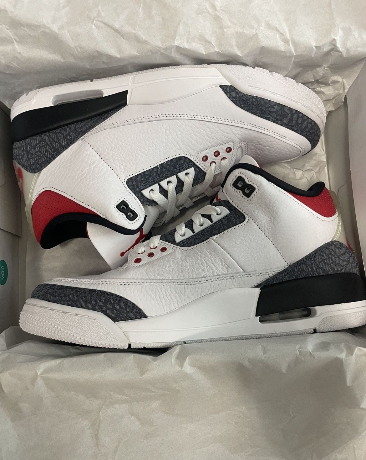 Air Jordan 3 Fire Red Denim(2020)