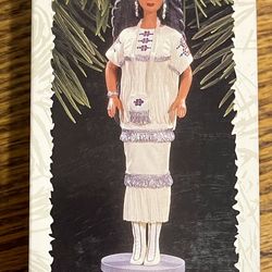 Hallmark Keepsake Ornament - Native American Barbie 1996 Dolls Of The World