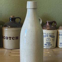 Antique Stoneware Beer Bottle Glasgow #34