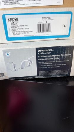 Kohler 8 inch wide spread faucet