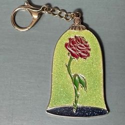 Disney Beauty and the Beast Enchanted Rose Keychain just $5 