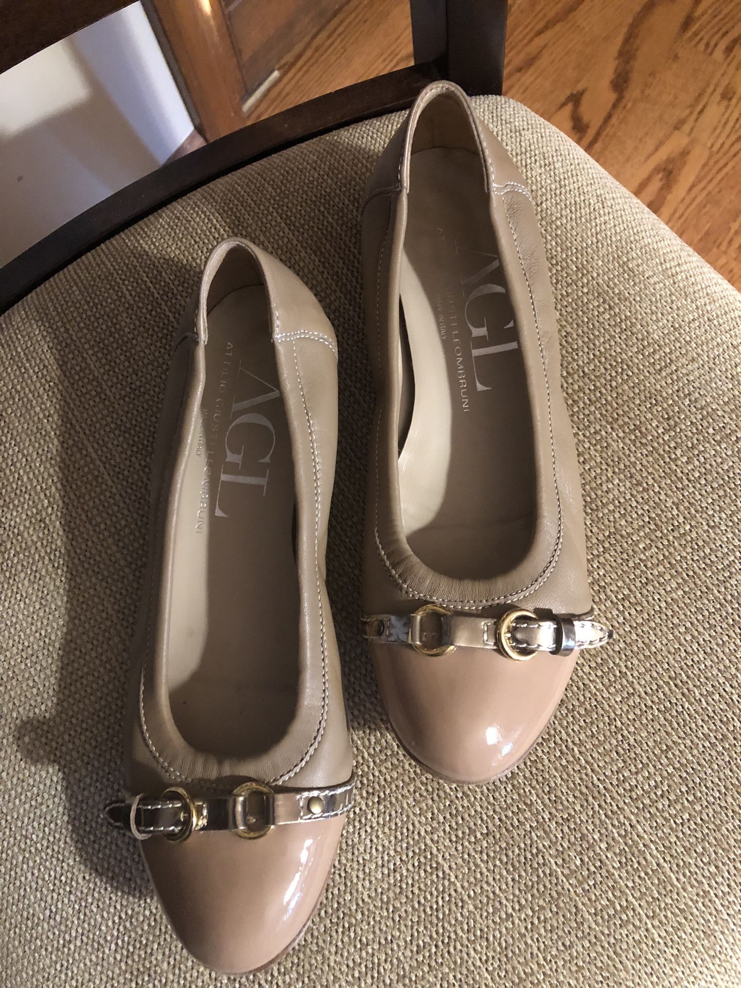 Leather Ballet Flats By AGL