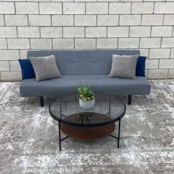 *Free Delivery* Gray Ikea Futon Couch Sofa Sleeper Bed