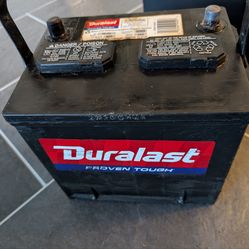 Duralast battery for car or trolling motor