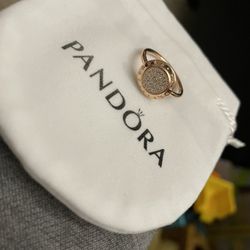 Rose Gold Pandora Signature Ring