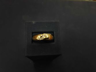 Ring - Wedding Band - Yellow Gold 14k (.585) 6.3 grams Size 13