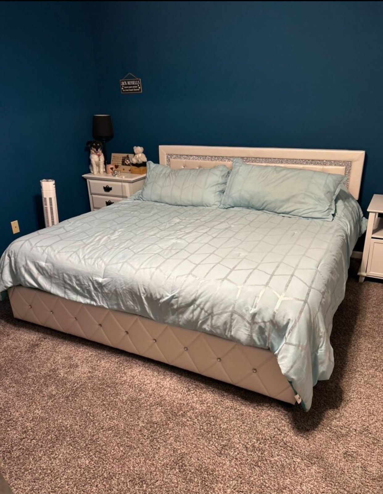 White King Size Bedframe