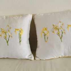 Yves Delorme Embroidered Pillow Cases