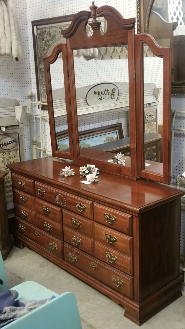 Cherry Finish Dresser