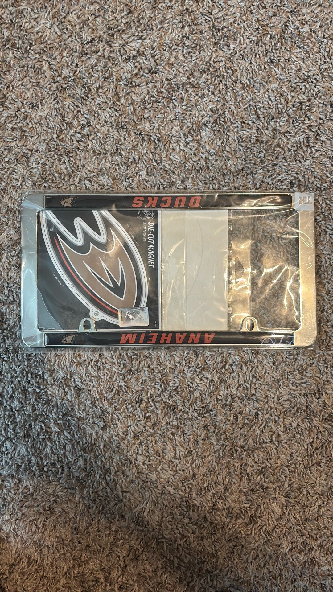 Anaheim Ducks License Plate Cover & Magnet Decal
